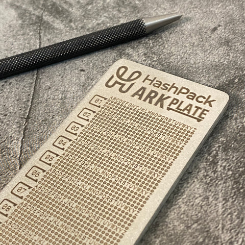 HashPack ARKPLATE | Asset Recovery Key Plate