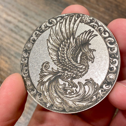 XRP Phoenix | Laser Engraved Medallion