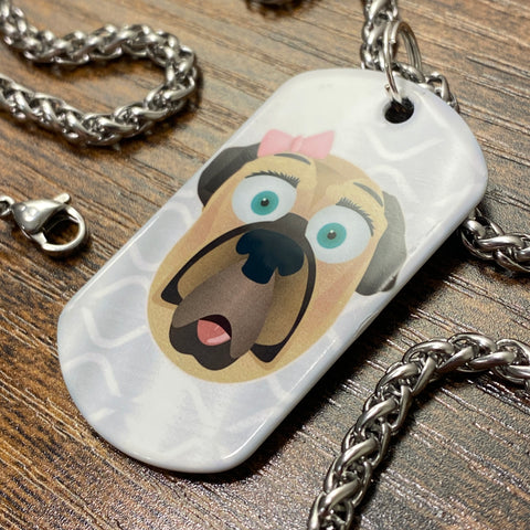 Zerpette | Stainless Steel Sublimated Dog Tag