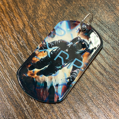 XRP Astronaut | Stainless Steel Sublimated Dog Tag
