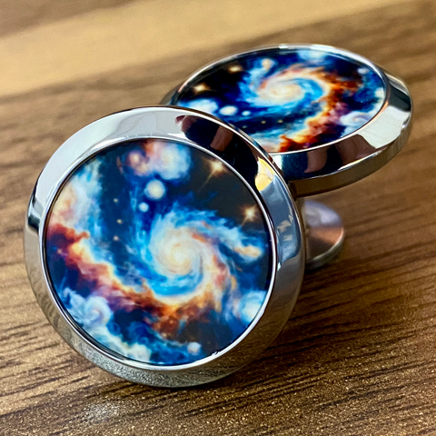 Galaxy | Titanium Cufflinks
