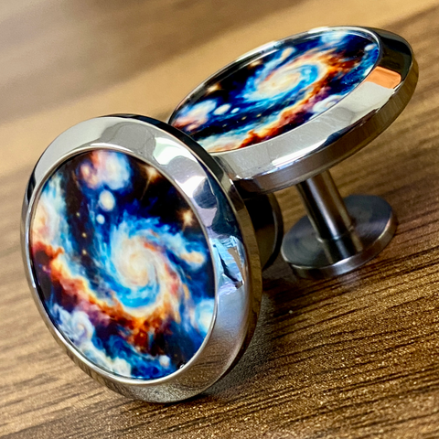 Galaxy | Titanium Cufflinks