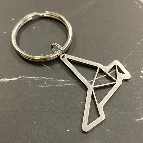 Songbird | Titanium Cut Through Keychain