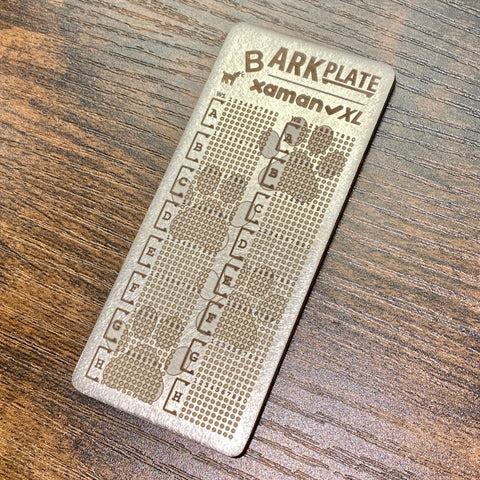 Zerpaay’s BARKPLATE XAMAN XL | Asset Recovery Key Plate