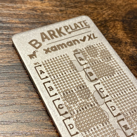 Zerpaay’s BARKPLATE XAMAN XL | Asset Recovery Key Plate