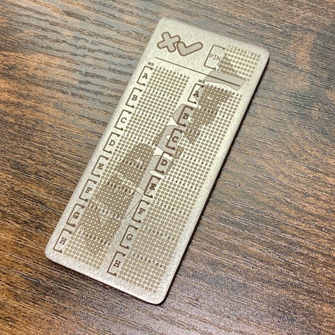 Zerpaay’s BARKPLATE XAMAN XL | Asset Recovery Key Plate