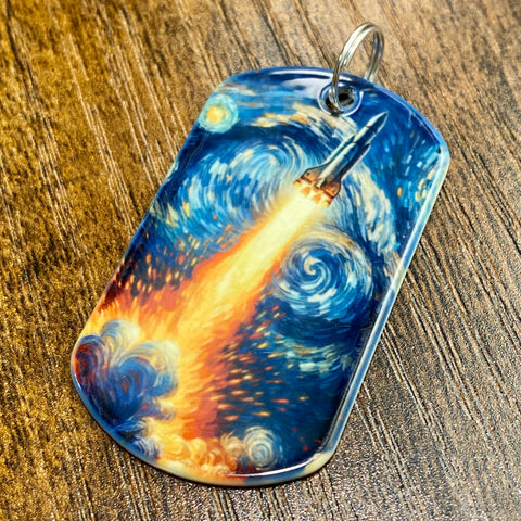 Launch | Stainless Steel Sublimated Dog Tag