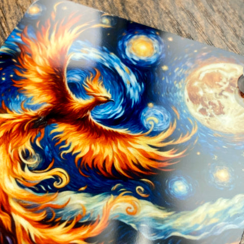 Phoenix Moon Mission | Aluminum Sublimated Keychain