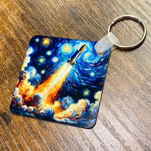 Launch | Aluminum Sublimated Keychain