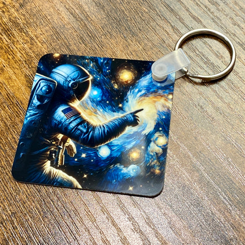 Cosmic Wonder | Aluminum Sublimated Keychain