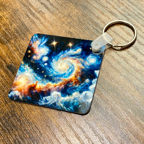 Galaxy | Aluminum Sublimated Keychain