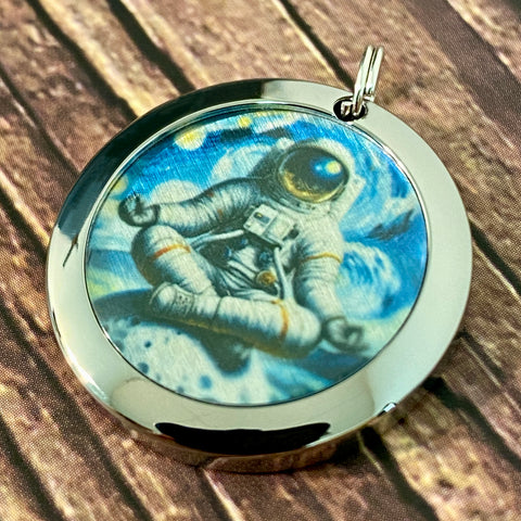 Moon Meditation | Machined Pendant