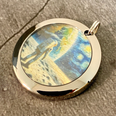 Moon Gaze | Machined Pendant