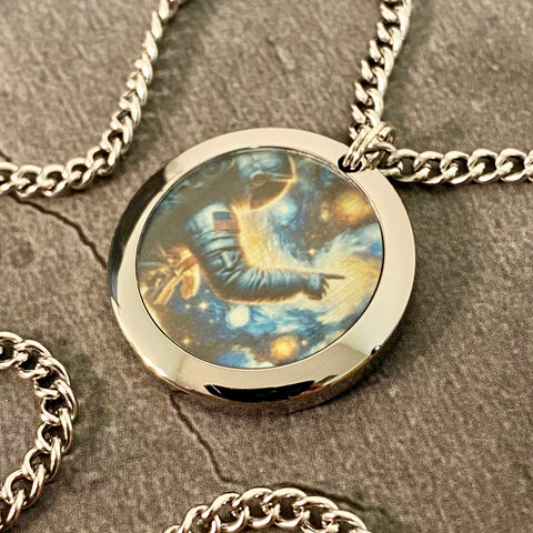 Cosmic Wonder | Machined Pendant