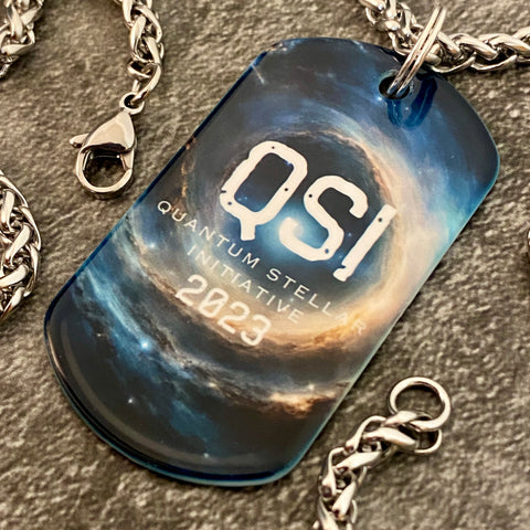 QSI Cosmos | Stainless Steel Sublimated Dog Tag