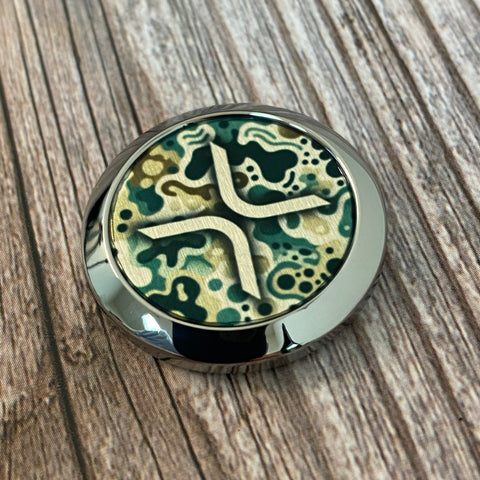 Camo XRP | Machined Titanium Coin