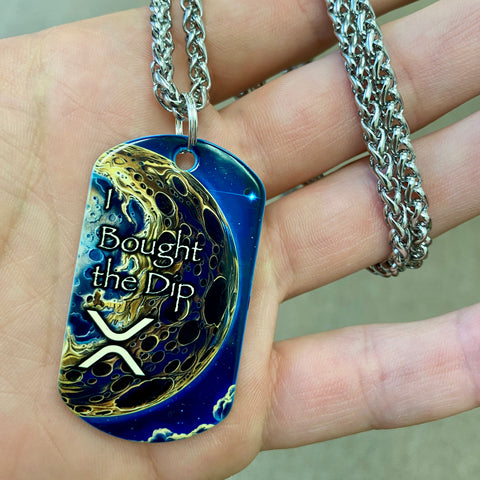 I Bought the XRP Dip! | Stainless Steel Sublimated Dog Tag