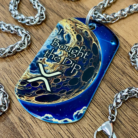 I Bought the XRP Dip! | Stainless Steel Sublimated Dog Tag