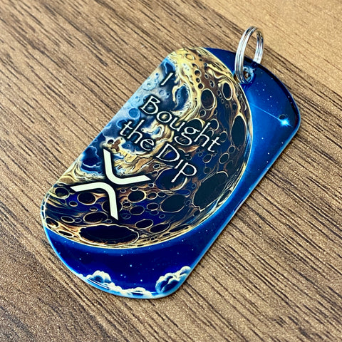 I Bought the XRP Dip! | Stainless Steel Sublimated Dog Tag