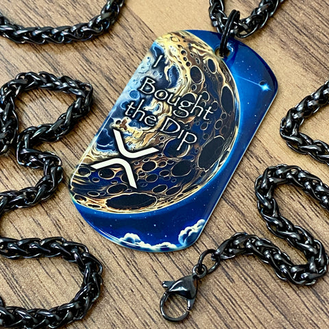 I Bought the XRP Dip! | Stainless Steel Sublimated Dog Tag