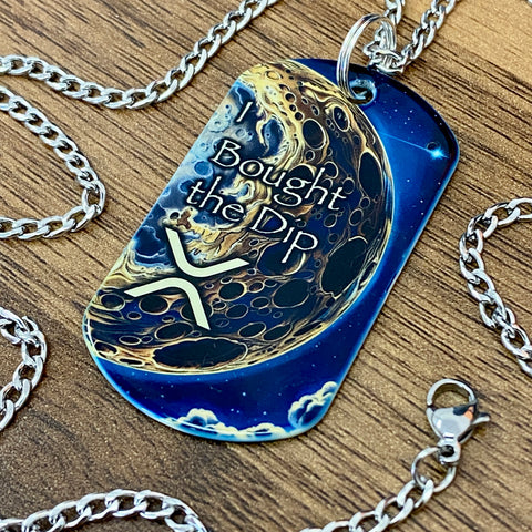 I Bought the XRP Dip! | Stainless Steel Sublimated Dog Tag