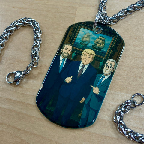 The Dinner | Stainless Steel Sublimated Dog Tag