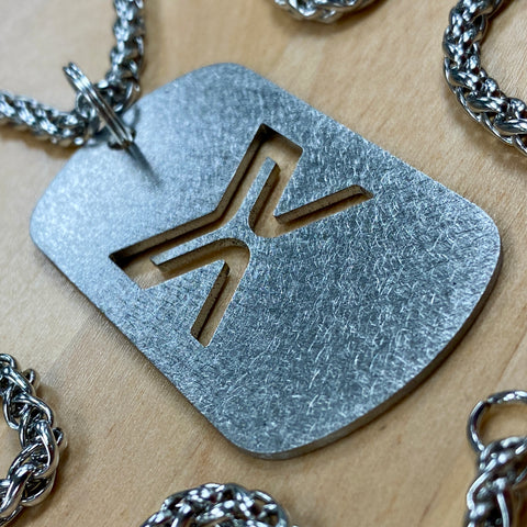 ARMY | Titanium Cut Through Dog Tag