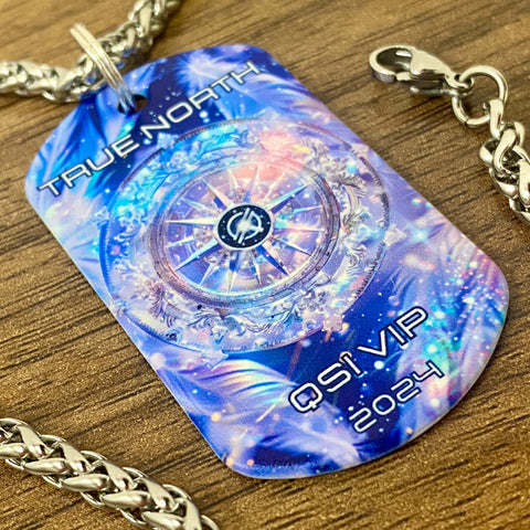 True North | Stainless Steel UV Printed Dog Tag