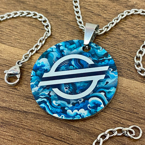 Stellar | UV Printed Titanium Pendant