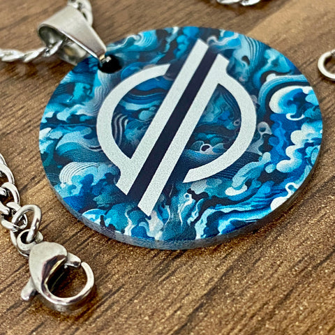 Stellar | UV Printed Titanium Pendant