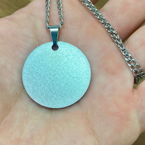 Stellar | UV Printed Titanium Pendant