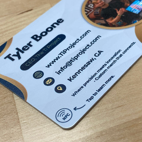 NFC UV Printed PVC Business Card