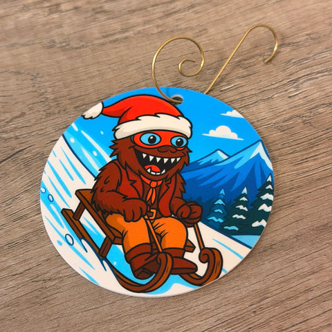 Bearable Snow Day | UV Printed Acrylic Ornament