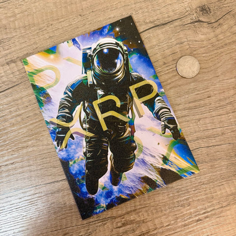 Blue Lemonade XRP Astronaut | UV Printed Canvas