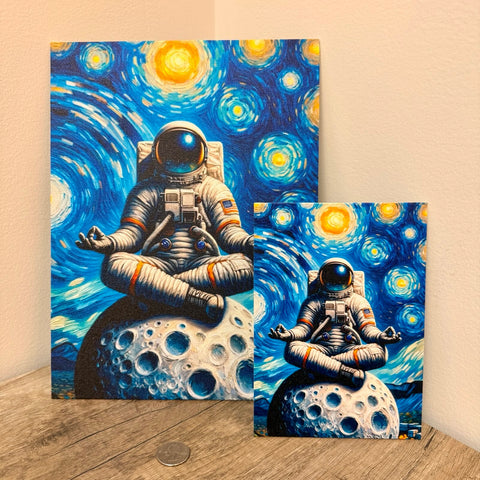 Moon Meditation | UV Printed Canvas