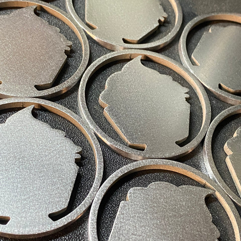QAKE | Laser Cut Medallion
