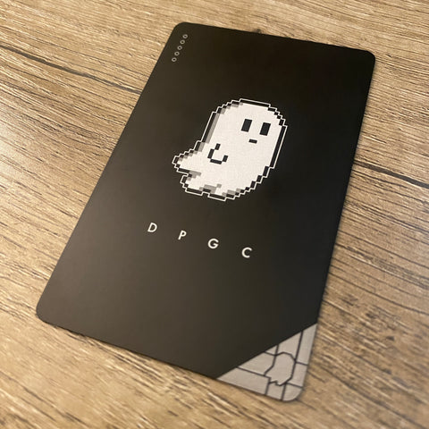 Solid Colored Dead Pixels Ghost Pass Card