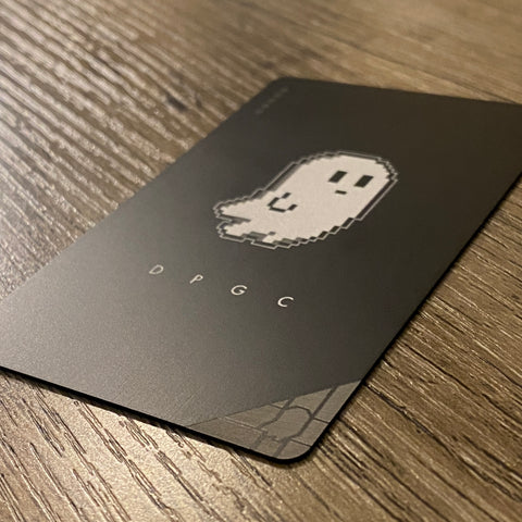 Solid Colored Dead Pixels Ghost Pass Card