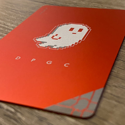 Solid Colored Dead Pixels Ghost Pass Card