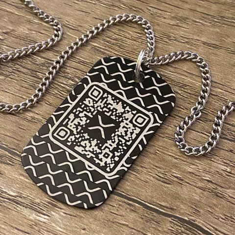 XRP Army | Black Edition Engraved Dog Tag