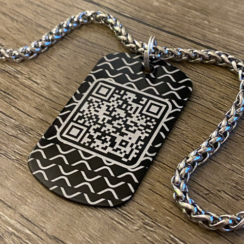 XRP Army | Black Edition Engraved Dog Tag