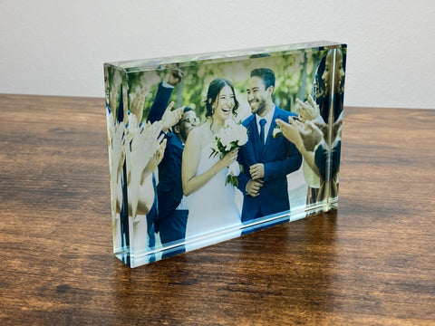 Glass Photo Block
