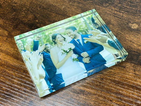 Glass Photo Block