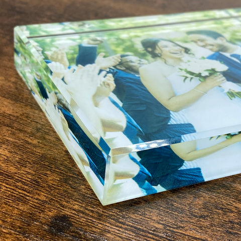 Glass Photo Block