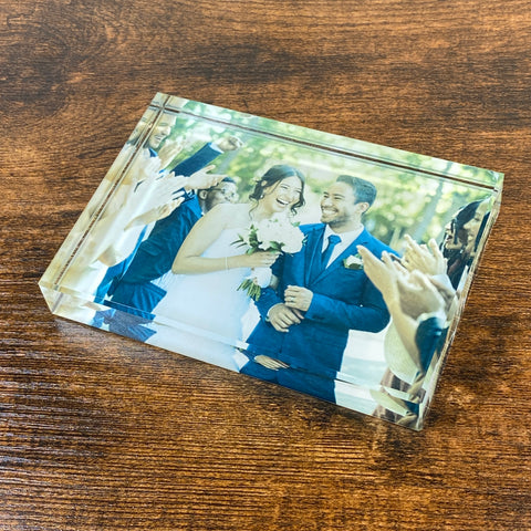 Glass Photo Block