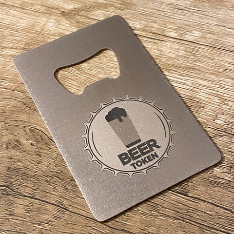 BEER Token | Bottle Opener Card