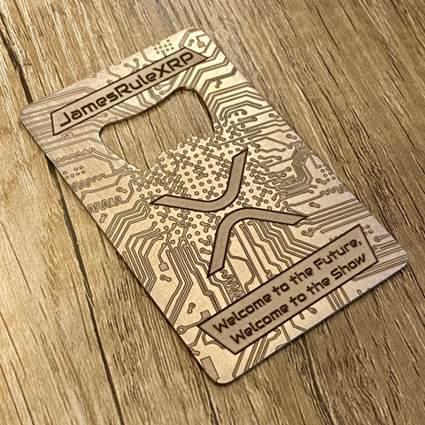 JamesRuleXRP | Bottle Opener Card