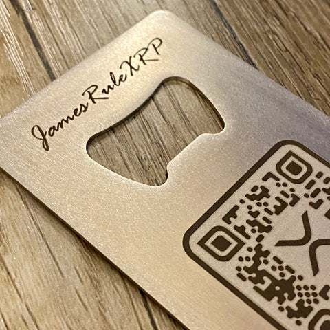 JamesRuleXRP | Bottle Opener Card