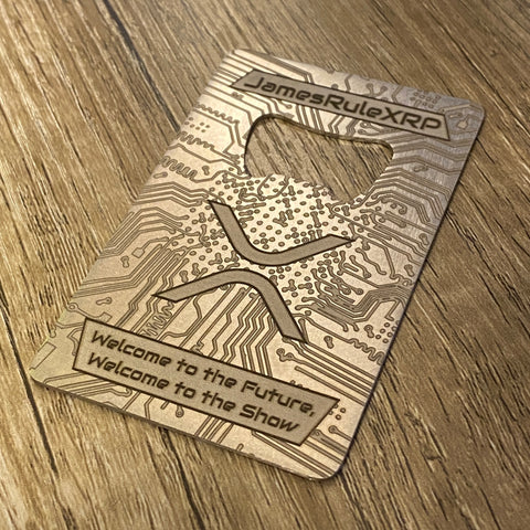 JamesRuleXRP | Bottle Opener Card