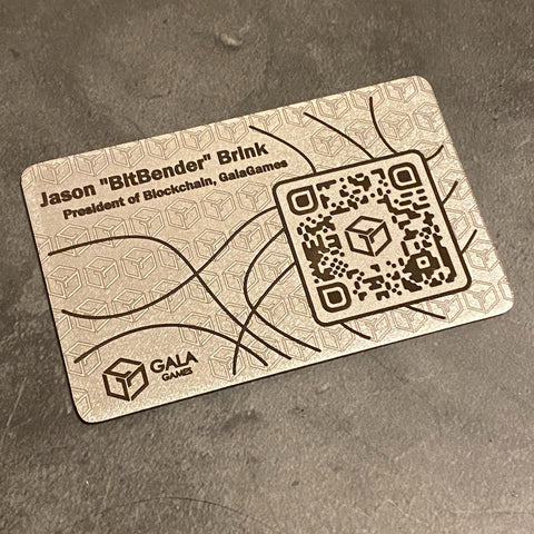 Custom Metal Business Card